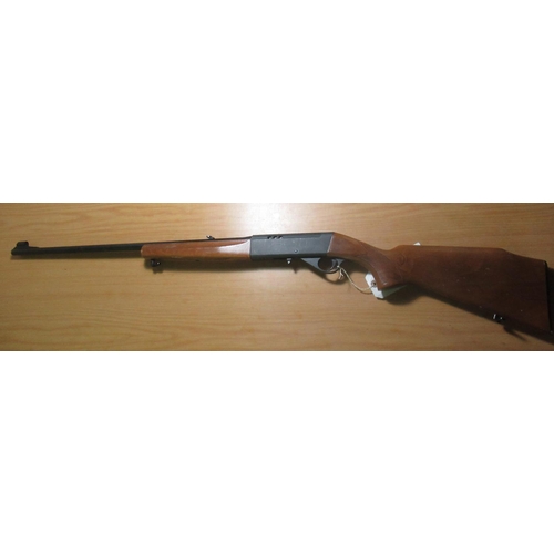 447 - Anschutz model 525 slide action rifle with magazine, calibre .22 LR, serial no. 137293 (section one ... 