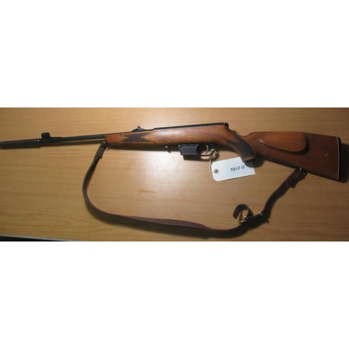 450 - Voere .22 semi auto rifle with magazine, fixed sound moderator and shoulder sling, serial no. 324090... 