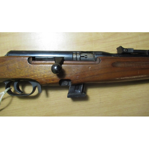 451 - RAF model 64 slide bolt action .22 RF with magazine, serial no. 5025 (section one certificate requir... 