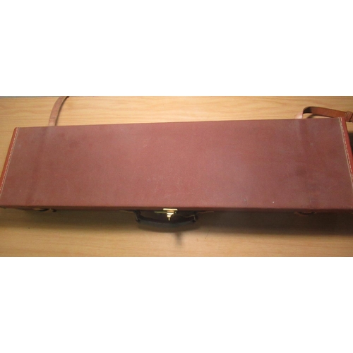 303 - Brady canvas gun case with green interior