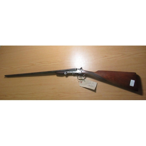 356 - Belgium .410 side lever opening, folding action side by side shotgun, serial no.374 (shotgun certifi... 