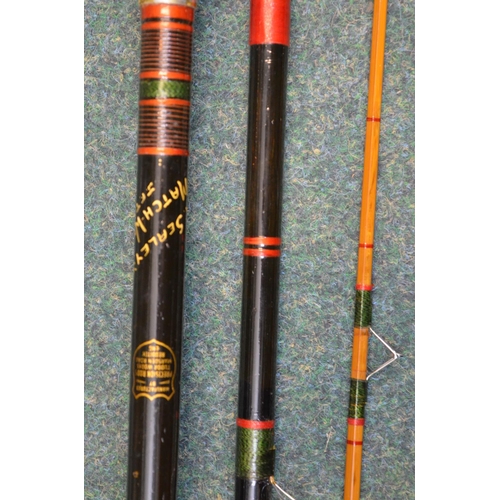 86 - A Precision Rods 3 piece composite and cane rod 