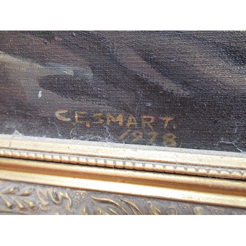 521 - C.E. Smart (C20th); 'Captain James Cook', half length portrait, acrylics on board, signed and dated ... 