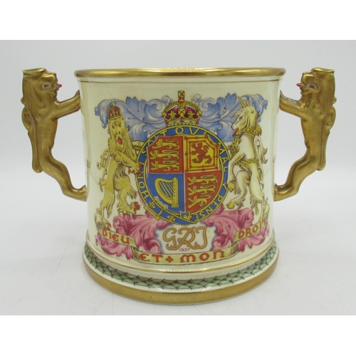 330 - Coronation of King Geo. V and Queen Elizabeth loving cup by Paragon, ltd. ed. 26/500 dated 1947, H15... 