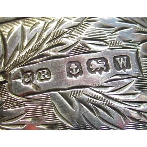 97 - Pair of Geo.V hallmarked sterling silver napkin rings with repousse wreath and initialled R, by Dock... 