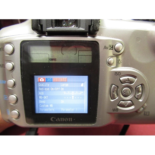 1200 - Canon EOS 300 D digital camera with 18-55mm lens, Vivitar 636AF flashgun, Fuji S7000 digital camera ... 