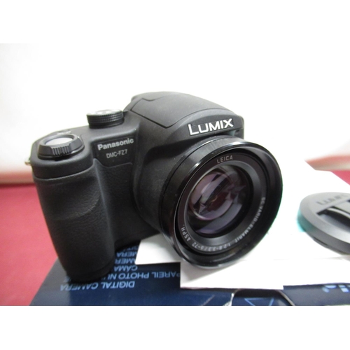 1207 - Panasonic FZ7 digital camera with Leica lens, boxed with instructions