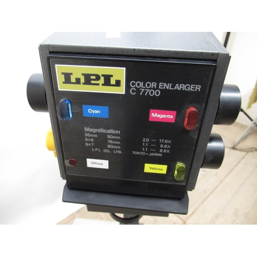 1210 - LPL C7700 Pro colour enlarger for medium format and 35mm, extremely large collection of darkroom equ... 