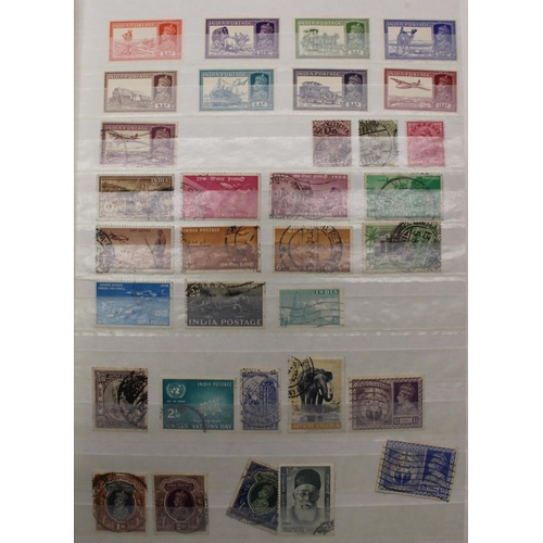 437 - World stamp album, QV onwards unmounted mint & used, countries represented include India, France, Au... 