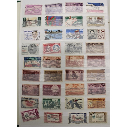 438 - USA stamp album, unmounted mint & used, approx. 20 pages