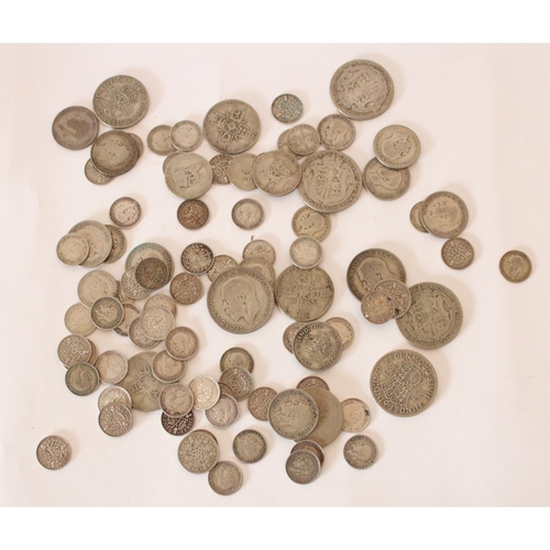 700 - Collection of post-1920 UK .500 silver content coinage, three pence through to half crown, 299 grams... 