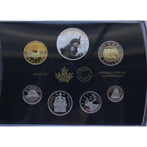 697 - Royal Canadian Mint 2019 Special Edition Fine Silver Dollar Proof set for the 75th anniversary of D-... 