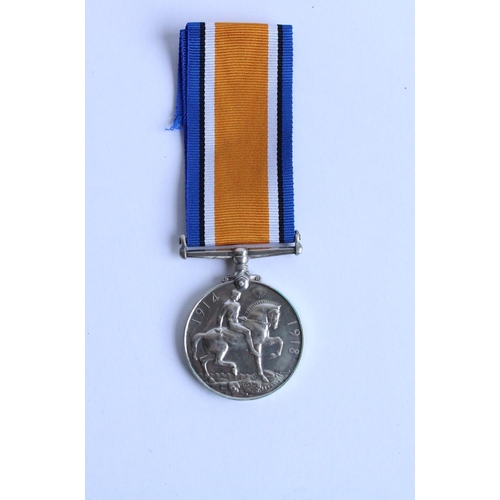 40 - WWI casualty 1914-1918 War medal awarded to 412954 Pvt. S Tucker 1st Bn. Canadian Infantry Western O... 