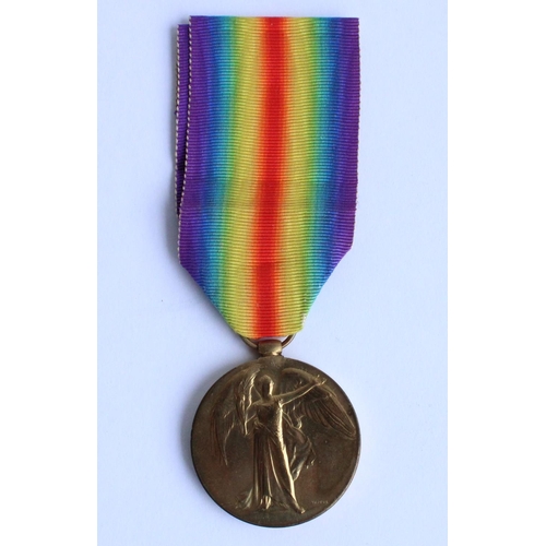 43 - WWI casualty victory medal awarded to 1323 Pte. J McDermott, 3rd Battalion Australian Machine Gun Co... 