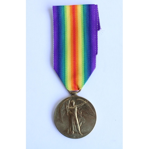 50 - WWI casualty victory medal awarded to 2477 Pte. Richard Sheldrick, 60th Battalion Australian Infantr... 