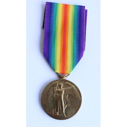 59 - WWI casualty victory medal awarded to 1603 Pte. David Peters, 3rd Battalion Australian Infantry AIF,... 