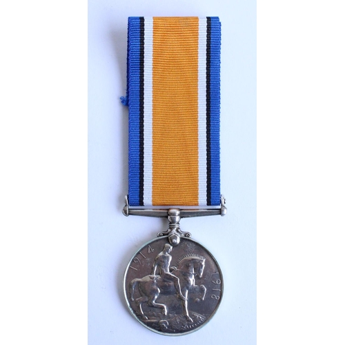 64 - WWI casualty 1914-1918 war medal awarded to 3928 Pte. Walter Hunter Walters, 57th Battalion Australi... 