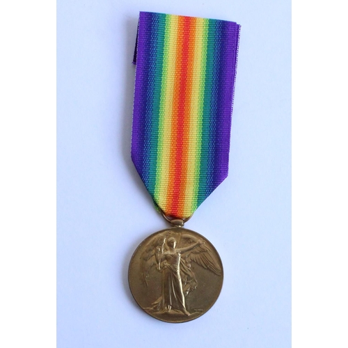 66 - WWI casualty victory medal awarded to 1866 Pte. Ernest John Wood, 35th Battalion Australian Infantry... 