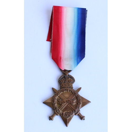 70 - WWI casualty 1914-1915 star awarded to 2265 Pte. Arthur Henry Thumwood, 16th Battalion Australian In... 