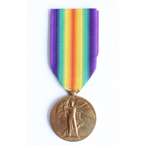 81 - WWI casualty victory medal awarded to 41501 Charles Wesley Elsdon, 7th Battery 2nd Brigade Canadian ... 