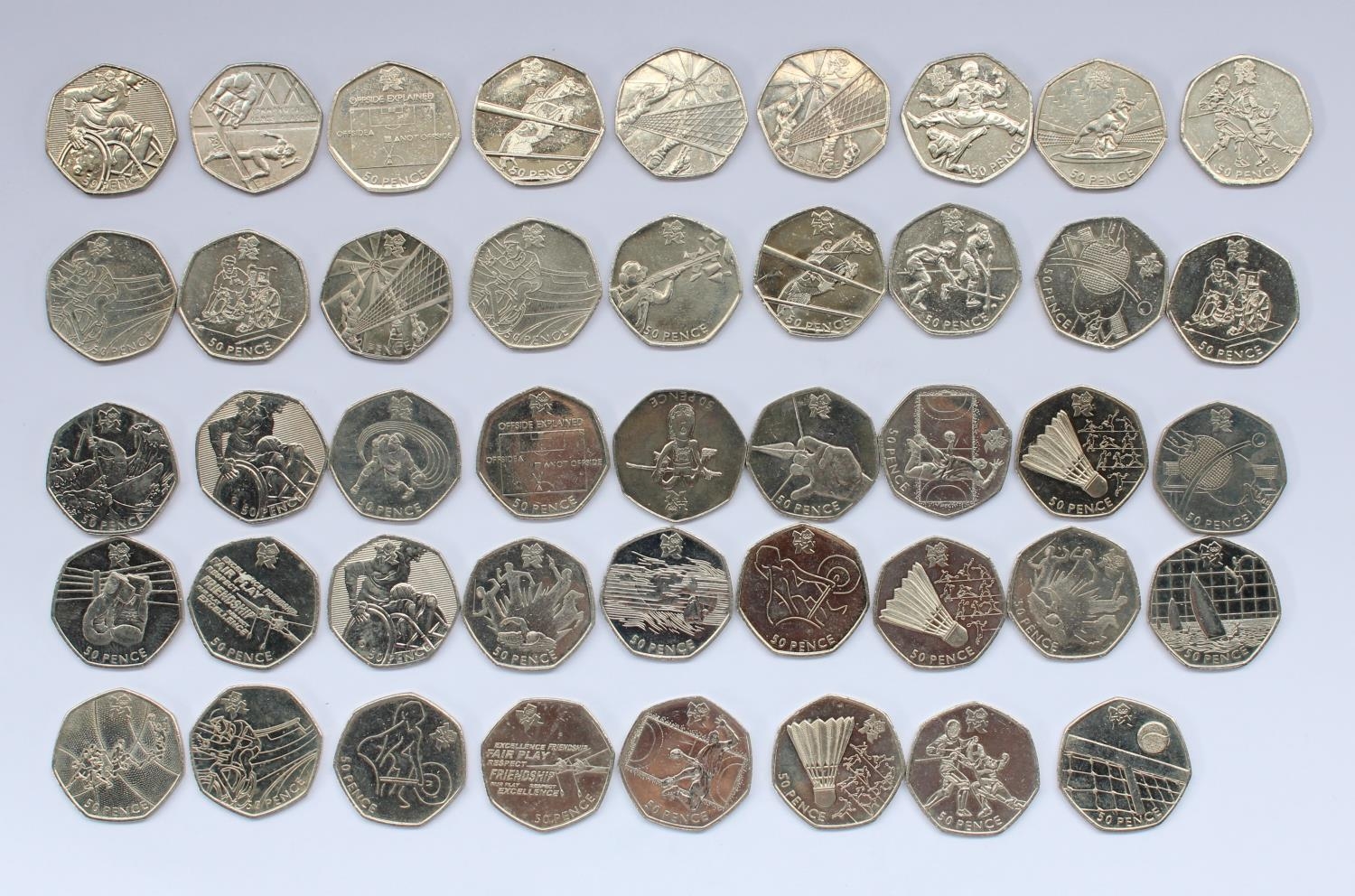 United Kingdom 50 Pence Coin - London 2012 Sports Collection