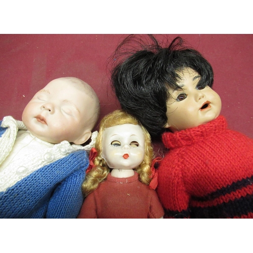 384 - Selection of small dolls including a Alexander-Kins doll , Kestner 247 model 'Sachi' bisque headed d... 