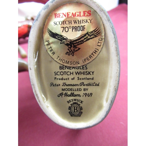 373 - Three Beswick Beneagles scotch whisky, miniature whisky decanters in the form of Golden Eagle, The L... 