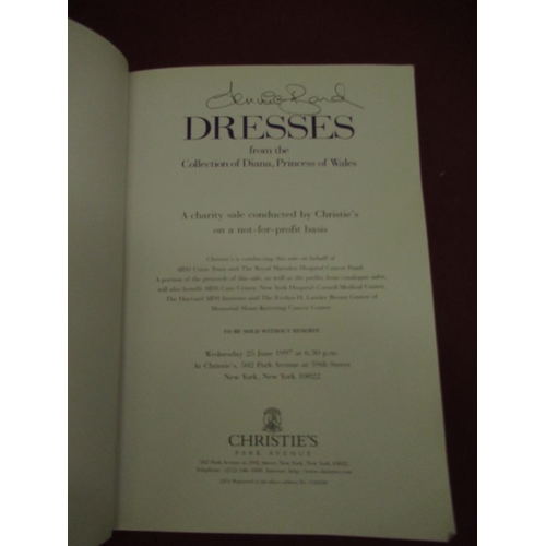 545 - Jennie Bond Collection - Christie's catalogue for the 'Dresses from the Collection of Diana, Princes... 