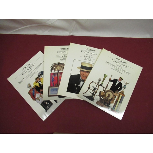 547 - Jennie Bond Collection - Sotheby's catalogues for Elton John; Stage Costume and Memorabilia, Diverse... 