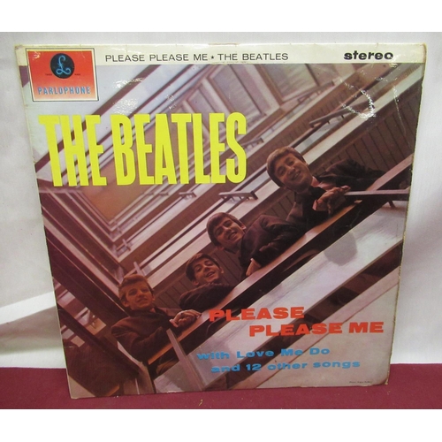 570 - The Beatles Please Please Me LP, A Hard Days Night LP (missing inner and outer sleeve), the Beatles ... 