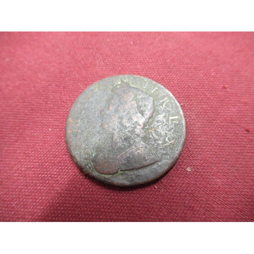 323 - Geo. III 1797 Britannia 2d coin, small selection of other Geo. III and later coins