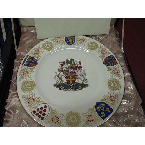 349 - Spode 'The Lincoln Cathedral Plate, 1072-1972' ltd. ed. 58, boxed together with certificate, Spode '... 