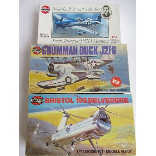 117 - Owain Wyn Evans Collection - Collection of boxed unbuilt 1/72 Airfix model kits, incl. a Junkers 88,... 
