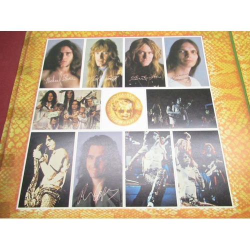 572 - The Who Live at Leeds LP record with all 12 inserts , Alice Cooper Billion Dollar Babies gatefold LP... 