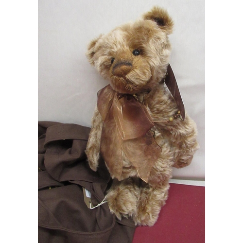 80 - Ann Widdecombe Collection - Charlie Bears Isabelle Collection 'Wilfred' SJ 4671 teddy bear in brown ... 