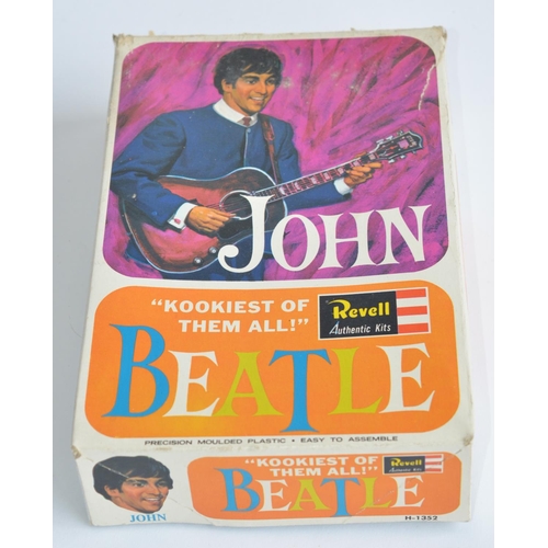 113 - Owain Wyn Evans Collection - Unbuilt vintage 1964 Revell model kit of John Lennon, all parts present... 