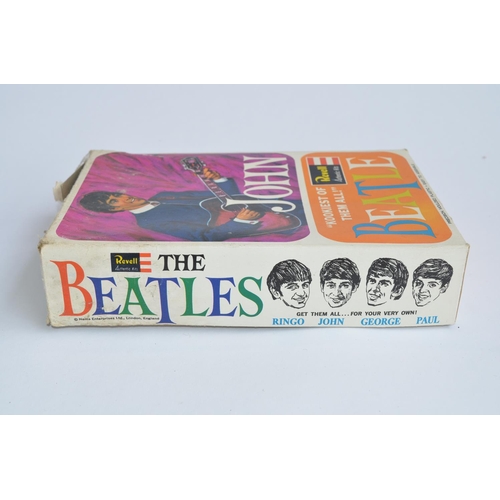113 - Owain Wyn Evans Collection - Unbuilt vintage 1964 Revell model kit of John Lennon, all parts present... 