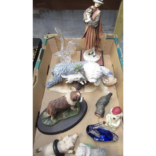 87 - Border Fine Arts Old English Sheepdog & Pekinese no. A4674, 2005, selection of other decorative anim... 