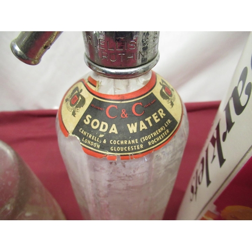 89 - Four Vintage soda siphons