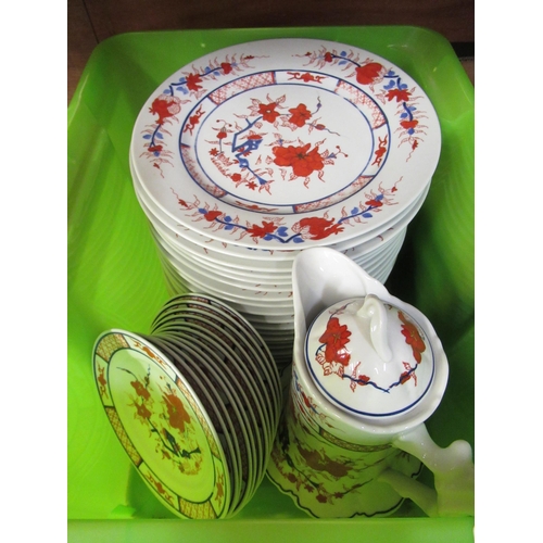 102 - Comprehensive C20th Chinese Hong Kong 'Stanley' Imari pattern porcelain dinner service, comprising -... 
