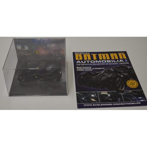 1092 - Collection of 20 Batman automobillia magazines and models by Eaglemoss collections, 1 -20 also inclu... 