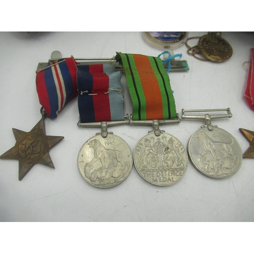 700 - The Italy Star, 1939-45 Star(x2), 1939-45 Defence medal(x2) Coronation medal for Edward VIII by Rown... 