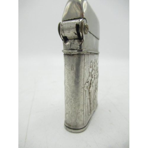 712 - Thorens 935 silver banded lighter of 