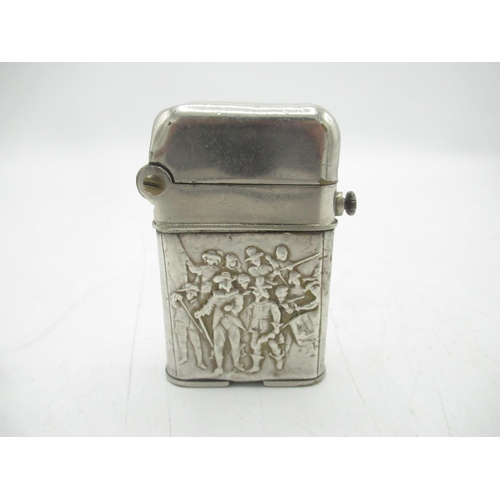 712 - Thorens 935 silver banded lighter of 