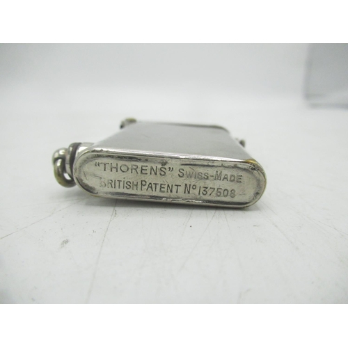 716 - Thorens lighter in original box with 2 other Thorens lighters (3)