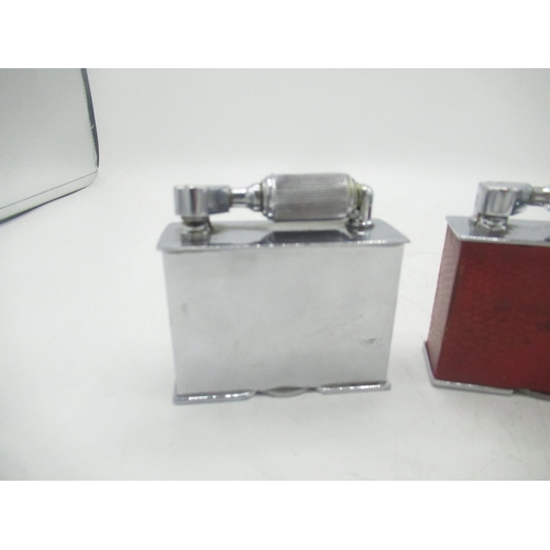 729 - Three McMurdo table lighters