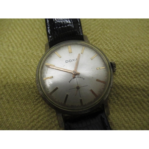 669 - 1950's Wyler Incaflex hand wound wristwatch with silvered two tone finish dial with applied Arabic a... 