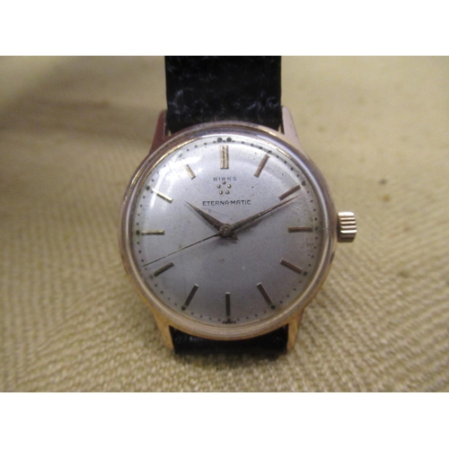 684 - Certina Blue Ribbon automatic wristwatch with date, Eterna-matic automatic wristwatch and Everite ha... 