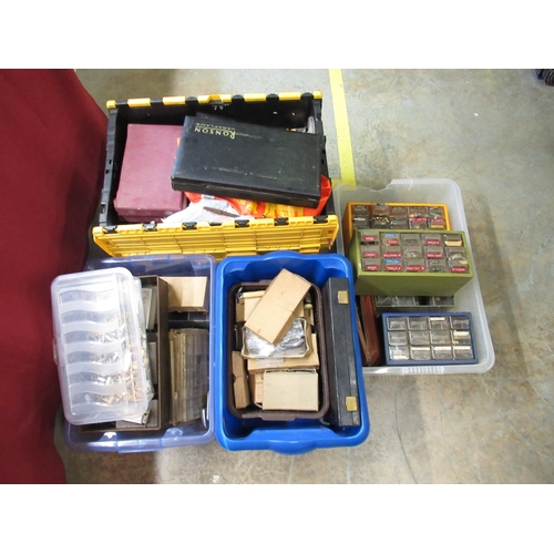 819 - Four boxes of lighter parts and cases