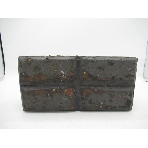 1105 - Victorian Commemorative brick stamped '1837-1897 Diamond Jubilee'